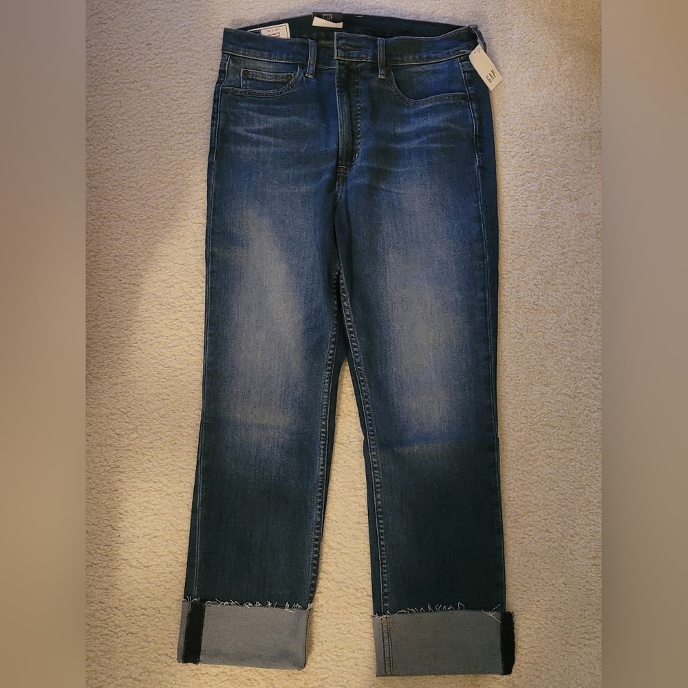 GAP Women's High Rise Jeans - Dark Blue